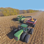 Myron Krahn had record or near-record yields of corn and soybean with high quality on his farm near Carman, Manitoba.
