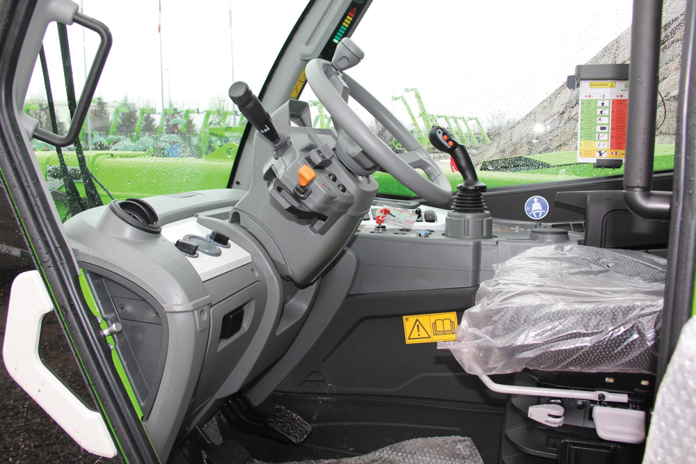 All Merlo machines get an updated interior layout for 2017.