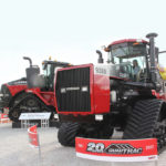 Case IH celebrated 25 years of Patriot sprayer production with the fall release of limited-edition 4430 and 3340 models. In keeping with the silver anniversary theme, these sprayers get a unique red and silver livery. They come equipped with Michelin rubber, Raven Industries technology and Wilger COMBO-RATE nozzle bodies as standard equipment.
The red brand also marked another anniversary in 2016: 20 years of Quadtrac tractor production. The company’s display at the U.S. Farm Progress Show included a blinged-up Quadtrac special anniversary edition tractor parked beside a pristine, 20-year old example of one of the first models ever to head out to a dealership. Case IH is building only 30 of the anniversary machines.