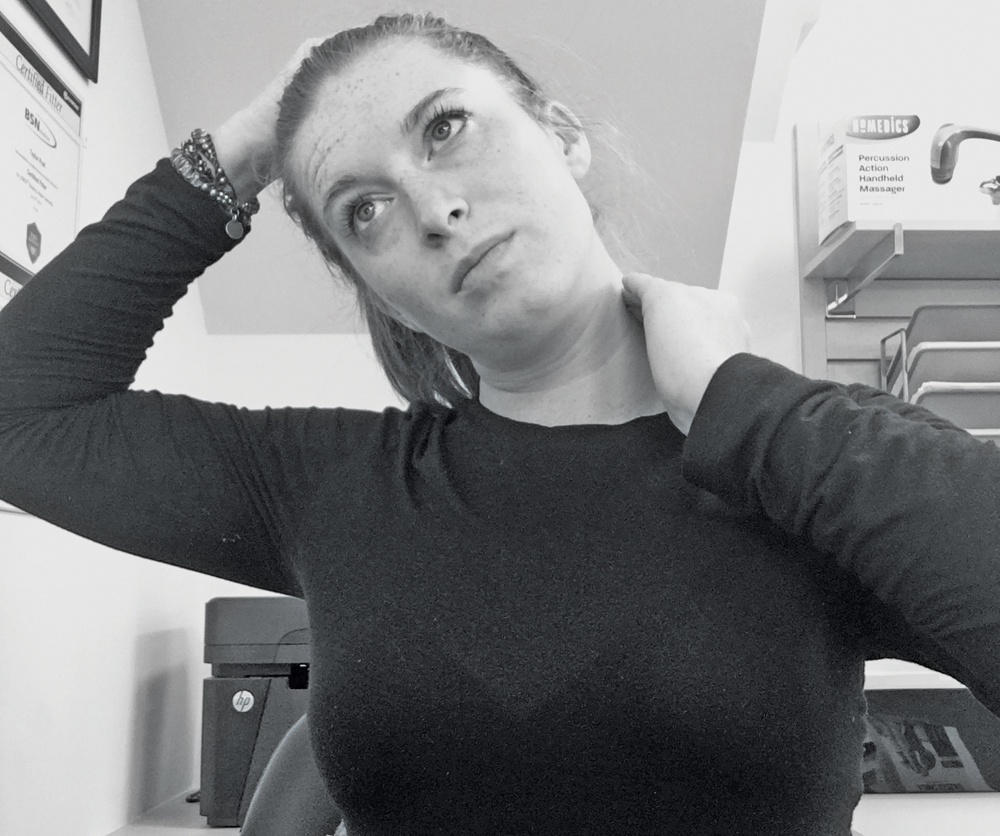 The neck is a common area  that tightens up.