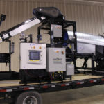Can-Seed featured the USC LPV seed treater at Bayer’s SeedGrowth Solutions Expo. The mobile seed treater comes with an auto-tilting drum to ease clean out.
