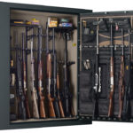 A new, wide-bodied gun safe from Browning can hold up to 65 long guns.