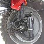 The Trident uses a newly-designed automatic air suspension that compensates for changing load weights.