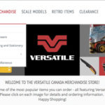 Versatile reconfigures its online store