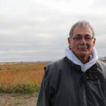 Gaylord Mierau, a Langham-area farmer, seeded, harrowed and sprayed about 90 acres of soybeans for the Canadian Foodgrains Bank on the Ag in Motion site this year. This was Mierau’s first year growing soybeans. “At times it was too dry. But considering that, the crop looks reasonable.”