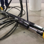 This mock up shows the design of the hydraulic Auger Side Shift axle, which won an innovation award at Canada’s Farm Progress Show.