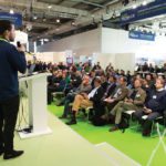 There were numerous seminars and presentations in the various display halls going on all week. Most were available in English.