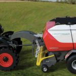 The Syn Trac uses an adapter to connect to a conventional implement hitch.