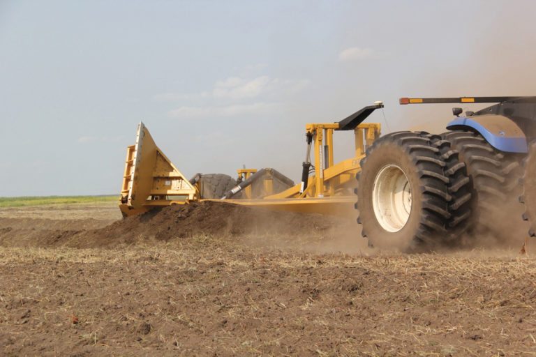 VWing Ditcher designed to take advantage of field water Grainews