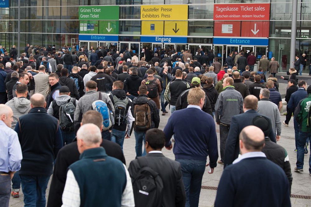 The main entrance funnelled 450,000 visitors through the gates and enhanced security checks this year.