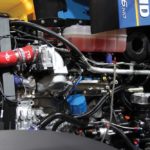 An FPT 6.7-litre diesel engine with a redesigned head powers the methane concept tractors.