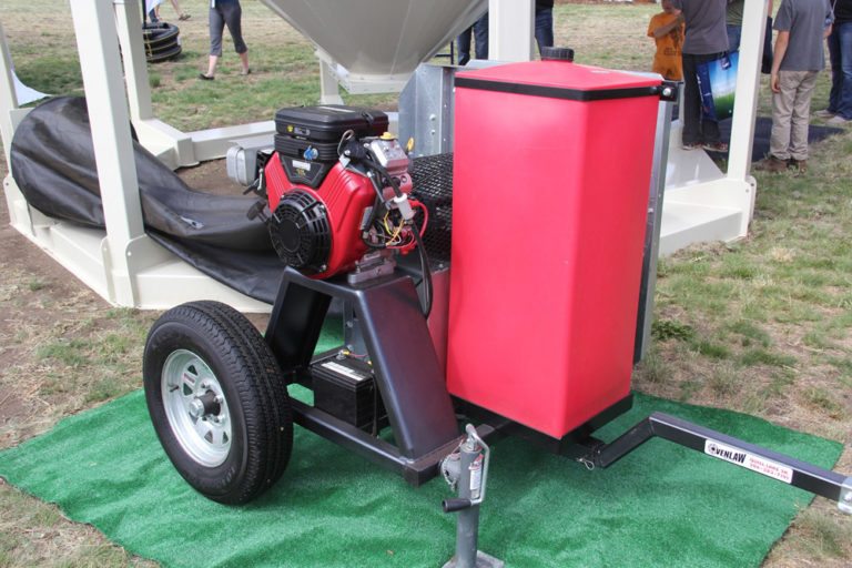 Venlaw’s new portable aeration fan for grain bins