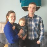 Gregory, Heather and young Thomas Eppich are in the farming (and horse) business together.