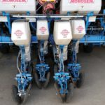 The Monosem is a high precision seeder meant for precise seed placement in both depth and spacing within the row.