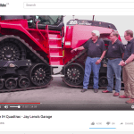 An image from the YouTube video of Jay Leno's review of a new Seiger 620