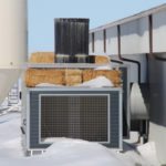 The HRV system at the Brant Hutterite Colony replaces
conventional ventilation.