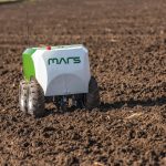 a small Xaver autonomous field robot from Fendt