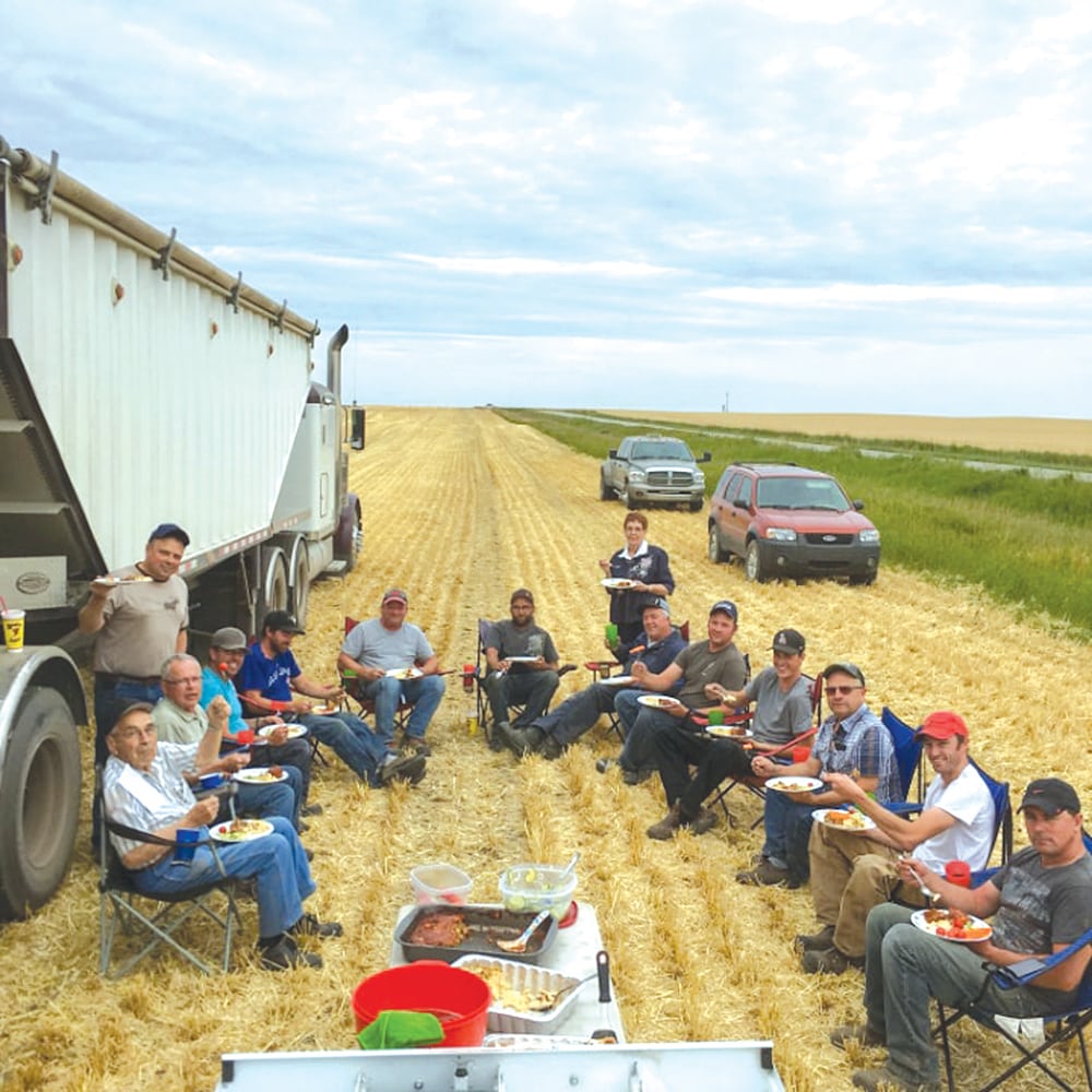 The Hiltons operate a fifth-generation farm near Strathmore, Alta.