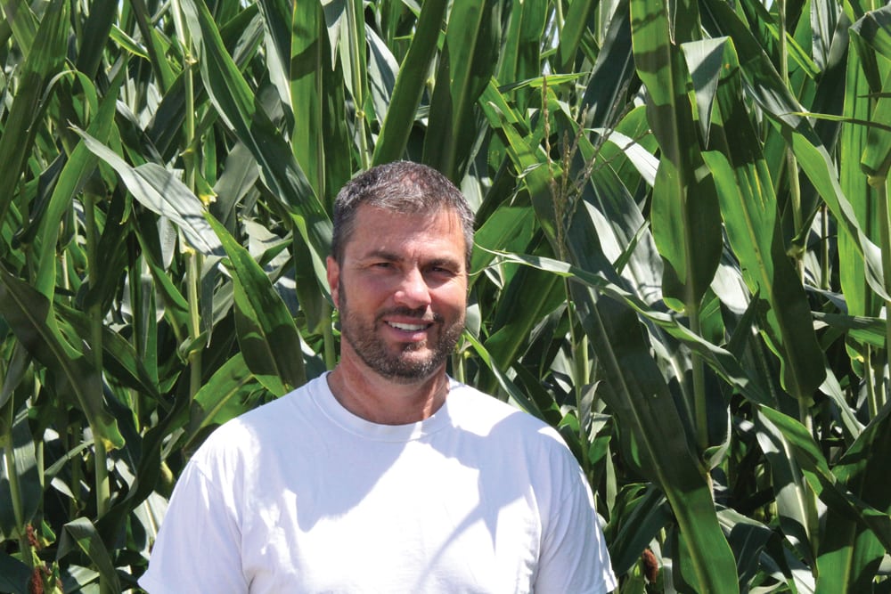 Brandon Hunnicutt and his family farm near Giltner, Nebraska. 