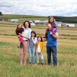 The Anderson and Ebbett family of Glassville NB, producing seed potatoes and cereal crops in rotation.