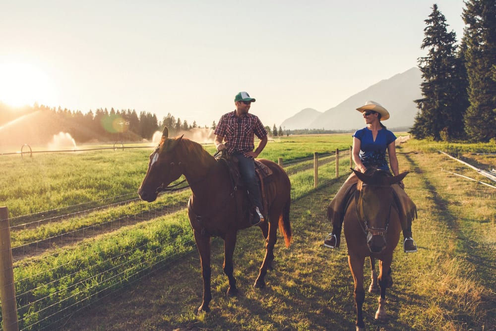 Tyler MacNaughton and Sacha Bentall of Fort Steele, B.C. produce pasture finished beef, pork and lamb.