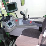 The cab on the BT3200 model on display in Wood- stock is relatively spacious, but the cab on the new BT3500, which replaces the 3200, is even larger.