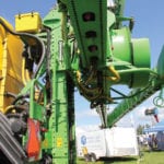 Boom widths on the largest Dammann SP sprayers range up to 42 metres (138 feet) and can include turn compensation technology.