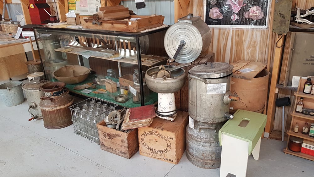 The museum on the edge of Spiritwood has a large collection of items from the past as seen here.