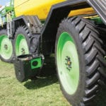 Dammann SP sprayers are available with three tank capacities and ride on a two-or three-axle chassis.