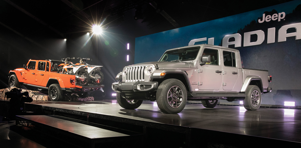 The Jeep Gladiator debuted at the Los Angeles Auto Show in November.