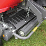 The RB Series balers use an 84-inch wide pickup with more durable tines mounted on five bars.