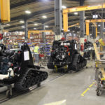 CTL and skid steer loaders are assembled on the same line at the ASV plant in Grand Rapids, Minnesota.