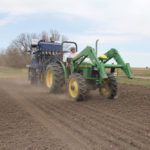 And sow it begins… It is a pretty quiet and barren landscape as Justin Krieger, market development representative with Bayer/Monsanto, based in Saskatoon works on seeding plots at the Ag in Motion farm show site in mid-May. He and summer assistants will be seeding peas, wheat, barley, corn, canola and soybeans to demonstrate not only crop diversity but the performance of crop protection products. By the time the show opens on July 16, hopefully the plots will showcase robust crops for the more than 30,000 show attendees expected.