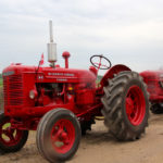 There were several W Series tractors from International Harvester in the Trek. That long-lived model line included the W4, W6, and W9 models, as well as their diesel-powered versions that were identified as WD. This W4 still has the McCormick – Deering name on the side. Those two brands merged to form International Harvester.