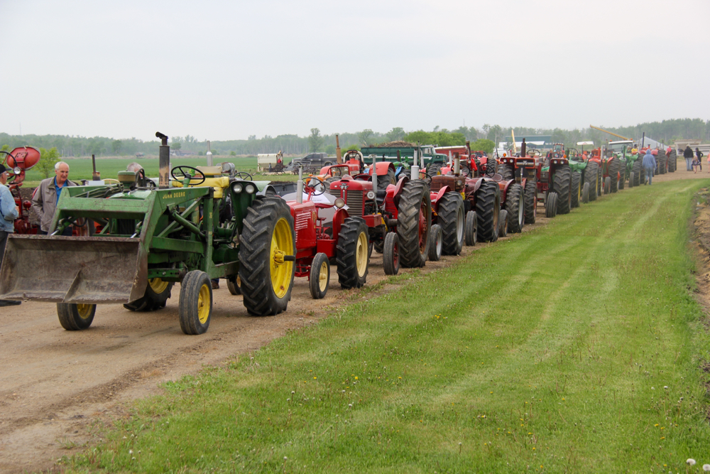 Over 40 tractors took part in the 2019 Tractor Trek, which covered roughly 50 kilometres of travel throughout the Steinbach area.