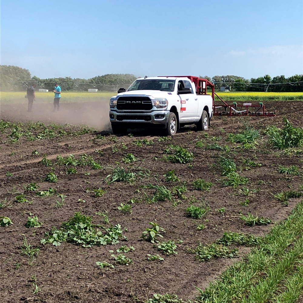 Rometron’s WEED-it technology allows farmers to reduce chemical use by turning off nozzles when no foliage is detected.