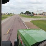 Front axle suspension keeps the tractor stable and controllable during 50 km/h road travel.