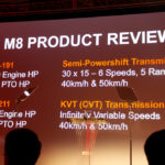 Here’s how the stats on both new M8 models break down. The largest tractor gets a CVT transmission and both are powered by a 6.7 litre Cummins diesel.