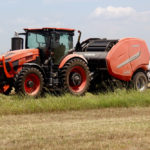 A new M8 with one of the brand’s balers was in the field to demonstrate the tractors’ ability to connect with a variety of implements. Interestingly, the brand chose to use a baler model that isn’t yet available in North America, but it expected to be added to the company’s hay and forage product line as soon as this fall.