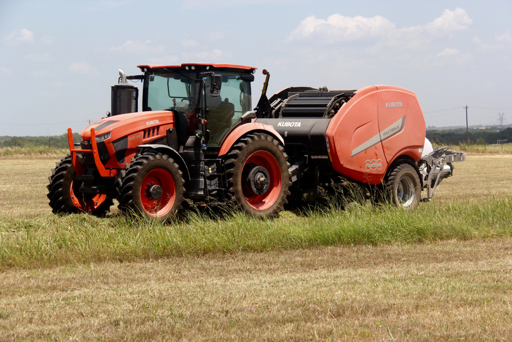 A new M8 with one of the brand’s balers was in the field to demonstrate the tractors’ ability to connect with a variety of implements. Interestingly, the brand chose to use a baler model that isn’t yet available in North America, but it expected to be added to the company’s hay and forage product line as soon as this fall.