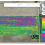 A variety of field data, like this map that shows applied down force when seeding, will be compared against yield data to determine the effects of tillage on different soil types, topography and field conditions.