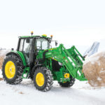 The all-new 6110M and 6120M tractors ride on a short wheelbase and offer a dizzying range of option choices.