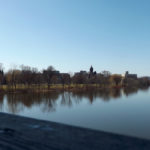 Fredericton skyline.