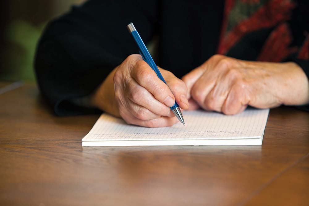 The perfect gift may be a heartfelt letter to a family member expressing your appreciation.