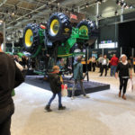 Why is this tractor upside down? “We’re turning customer support in its head,” said John Deere reps. With new connectivity, the company says dealers will see digital notifications when your equipment first starts to fail. They’ll be able to take a proactive approach and order in parts or send out a technician before your machinery actually breaks down.
