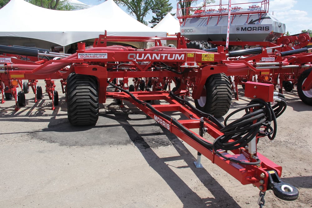 Morris’ Quantum Air Drill had its first public appearance at Canada’s Farm Progress Show and its formal launch at Ag in Motion in 2018. (Grainews photo by Scott Garvey)

