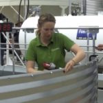 Westeel’s display at Canada’s Farm Progress Show lets visitors test their bin building skills