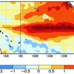 Average Pacific Ocean sea surface temperature (SST) anomalies, in degrees Celsius, for the week centred on Nov. 4. (CPC.ncep.noaa.gov)
