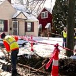 Crews replace lead-tainted water service lines at homes in Flint, Michigan in March. In view of the Flint emergency, other U.S. jurisdictions are expected to ramp up investment in water-related infrastructure. (CityofFlint.com)
