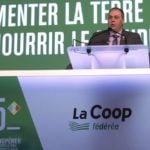 Coop federee president Ghislain Gervais speaks to the co-operative’s AGM Feb. 23 in Quebec City. (CNW Group/La Coop federee)